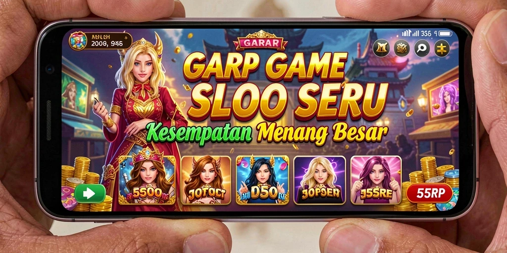 Tampilan gameplay Slot yang menarik di 55RP.