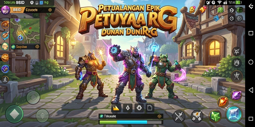 Gameplay seru dari 88ID dalam petualangan RPG.