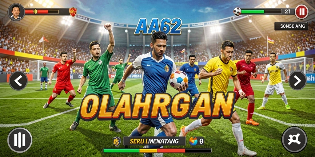 Tangkapan layar menunjukkan gameplay olahraganya yang seru.