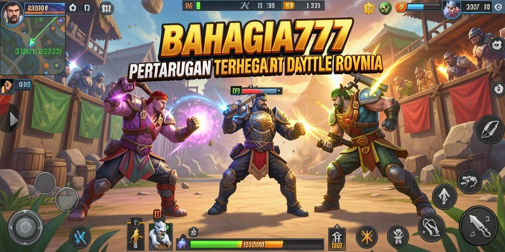 Tampilan gameplay BAHAGIA777 yang intens dan mendebarkan.