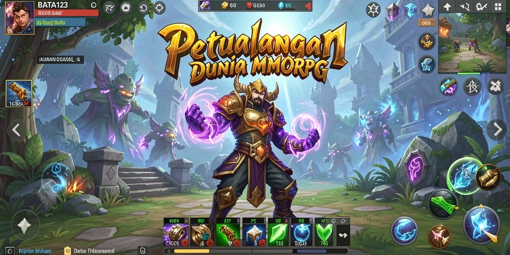 Gameplay BATA123 menampilkan aksi pertempuran yang mendebarkan di dunia MMORPG.