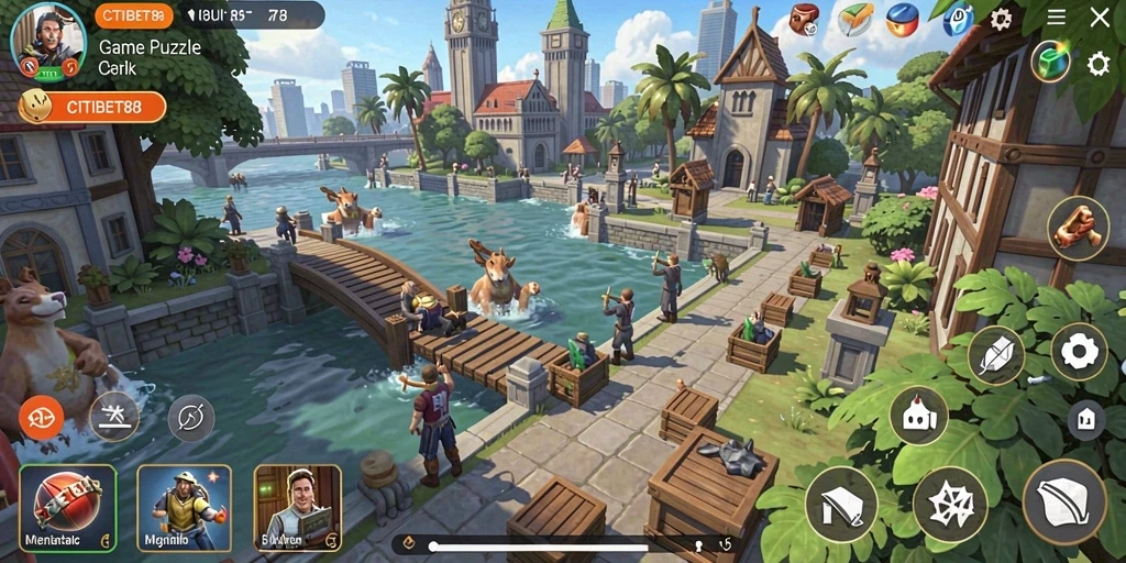 Tampilan gameplay menantang dari CITIBET88 dengan puzzle yang menarik.