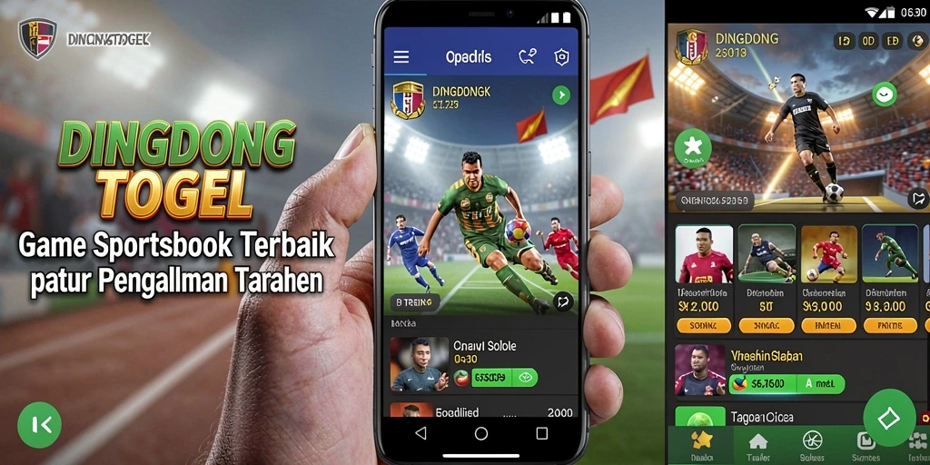 Tampilan utama DINGDONGTOGEL dengan berbagai pilihan taruhan menarik.