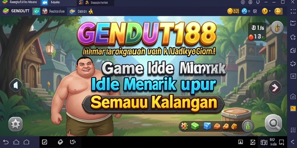 Screenshot menunjukkan gameplay GENDUT188 yang seru dan penuh warna.