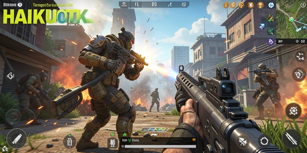 Gameplay seru HAIKUOTK dalam aksi menegangkan.