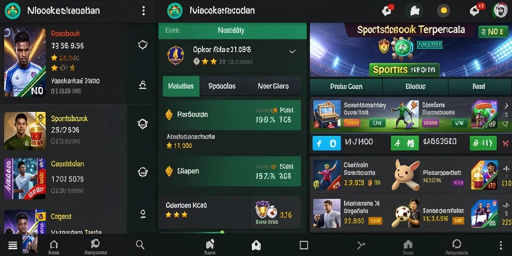 Screenshot gameplay N06 menampilkan antarmuka intuitif dan pilihan taruhan yang beragam.