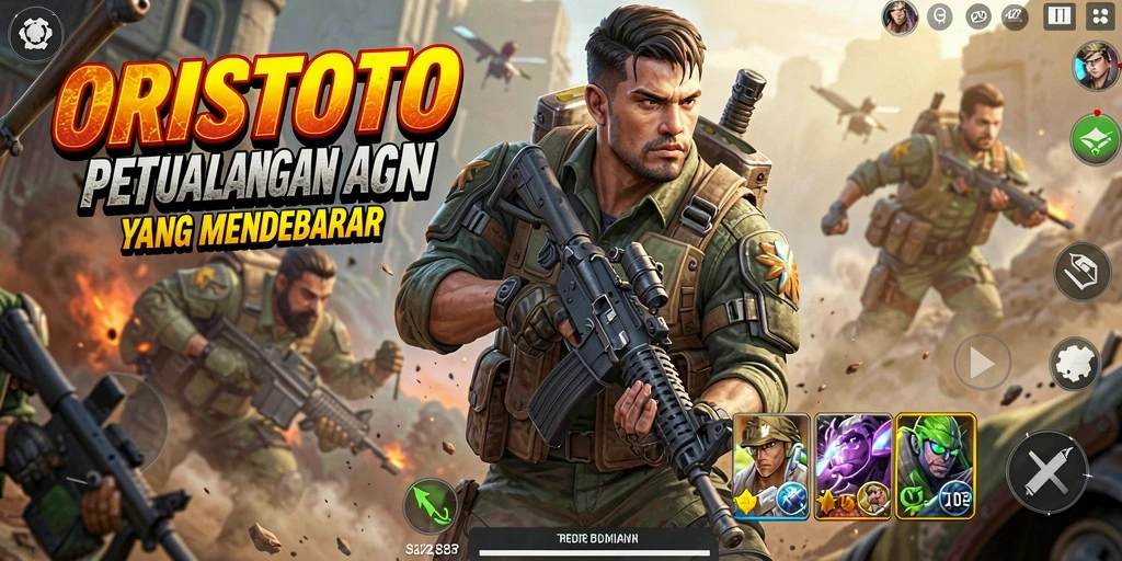 Tampilan gameplay ORISTOTO yang menarik dan mendebarkan.