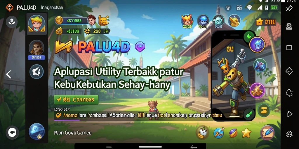 Tampilan antarmuka PALU4D yang ramah pengguna dan fungsional.