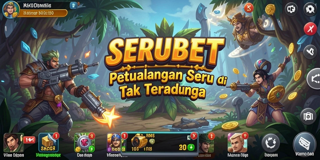 Tampilan menangkap momen seru dalam petualangan <strong>SERUBET</strong> di dunia yang menantang.